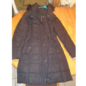 Merona knee length puffy coat